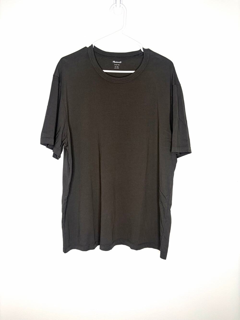Madewell All Day Tee Men's Sz XL Gray Casual Preppy Neutral Capsule